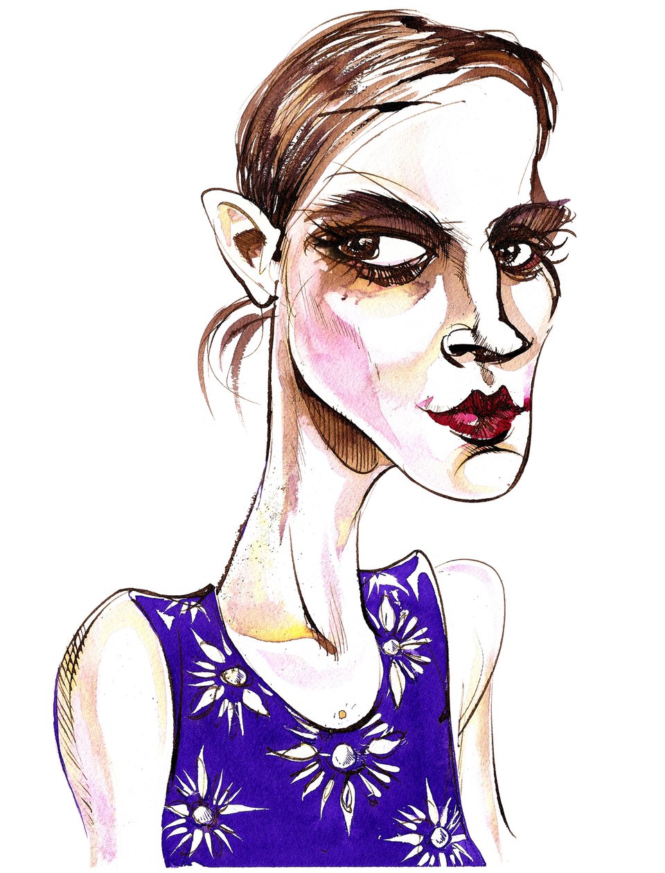 Emma Watson - karikatyyri tekijältä Neale Osborne