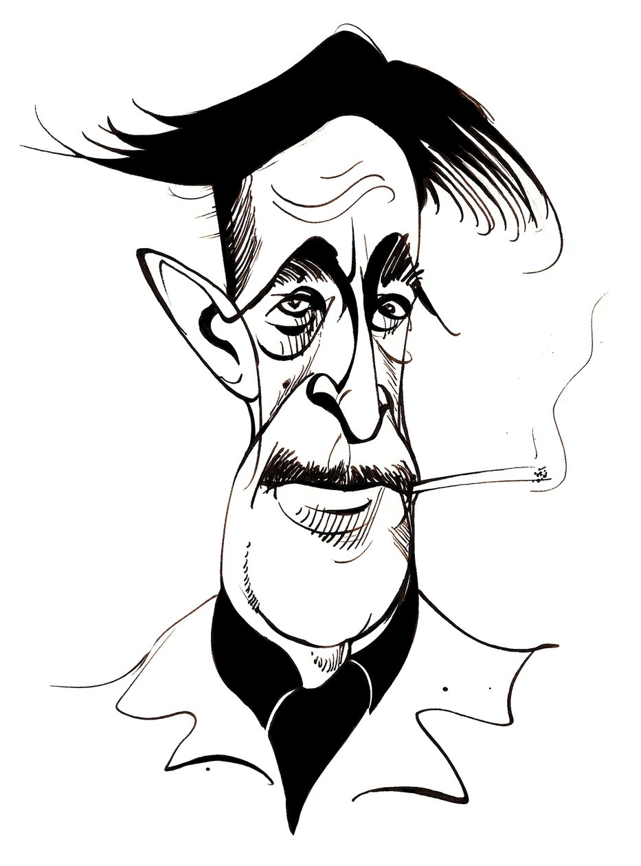 George Orwell - karikatyyri tekijältä Neale Osborne