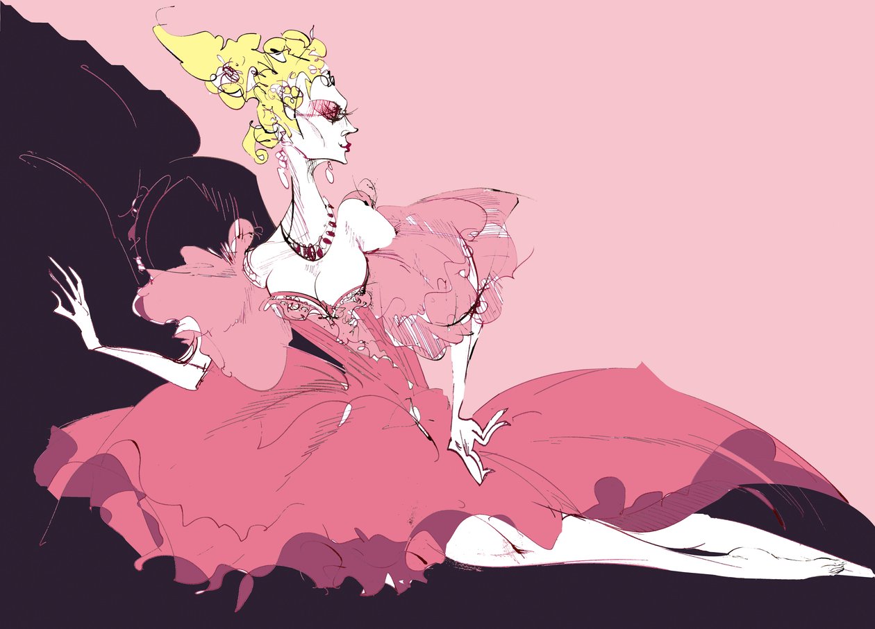 Giulietta, Offenbachin tarinat Hoffmannista, värikarikatyyri, 200610, Neale Osborne tekijältä Neale Osborne