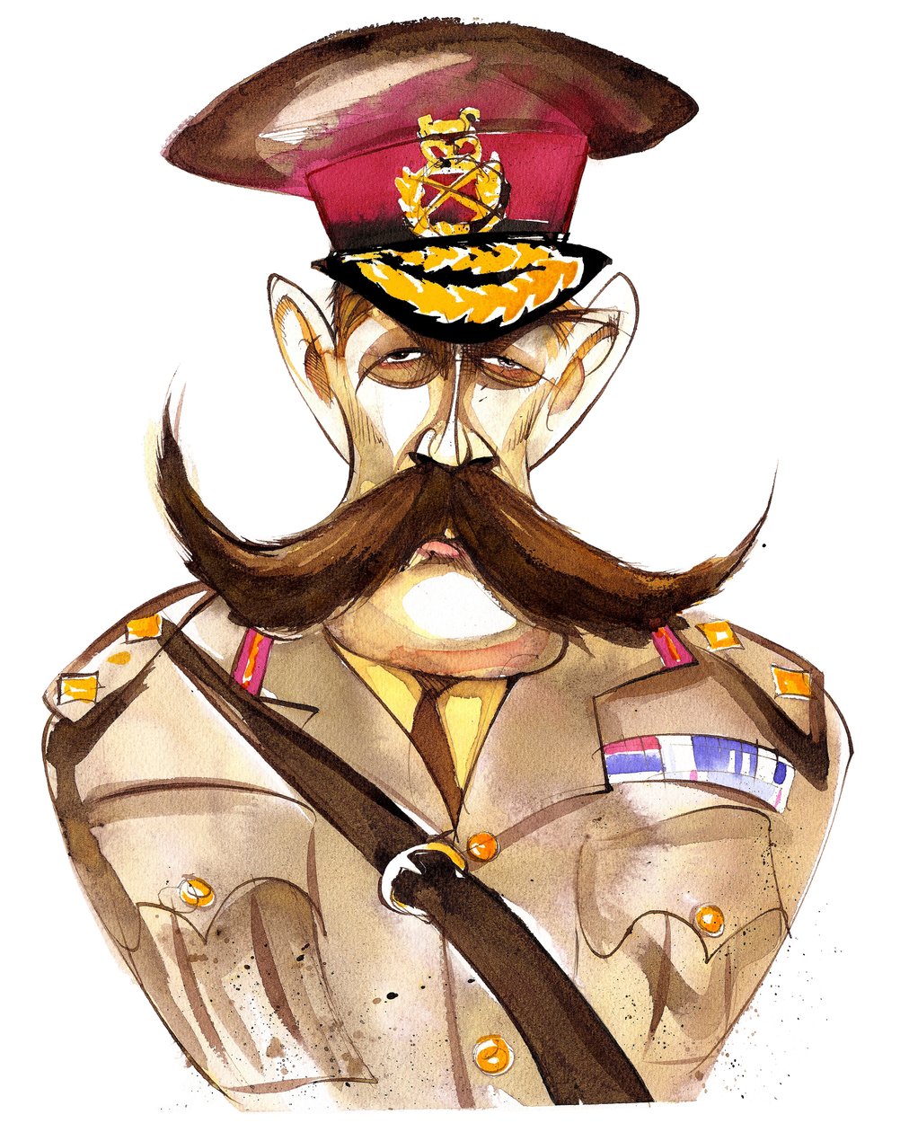 Irlantilaissyntyinen, brittiläinen Field Marshall, First Earl Kitchener tekijältä Neale Osborne