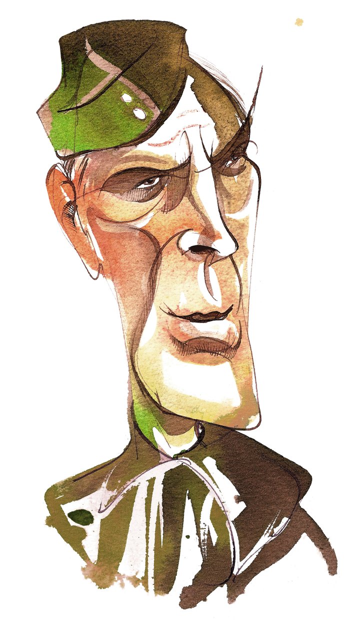 John Le Mesurier kersantti Wilsonina BBC:n televisiokomediassa Dads Army tekijältä Neale Osborne
