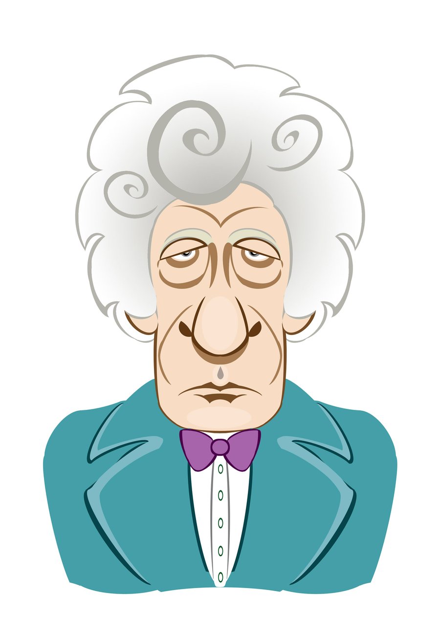 Jon Pertwee Doctor Whona - karikatyyri tekijältä Neale Osborne