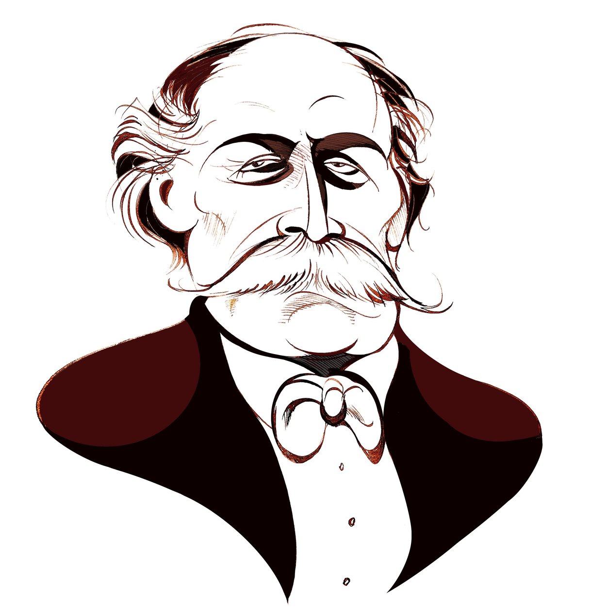 Jules Massenet - karikatyyri tekijältä Neale Osborne
