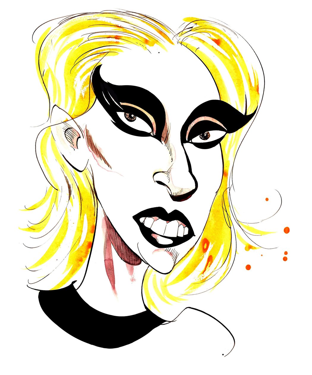 Lady Gaga - karikatyyri tekijältä Neale Osborne