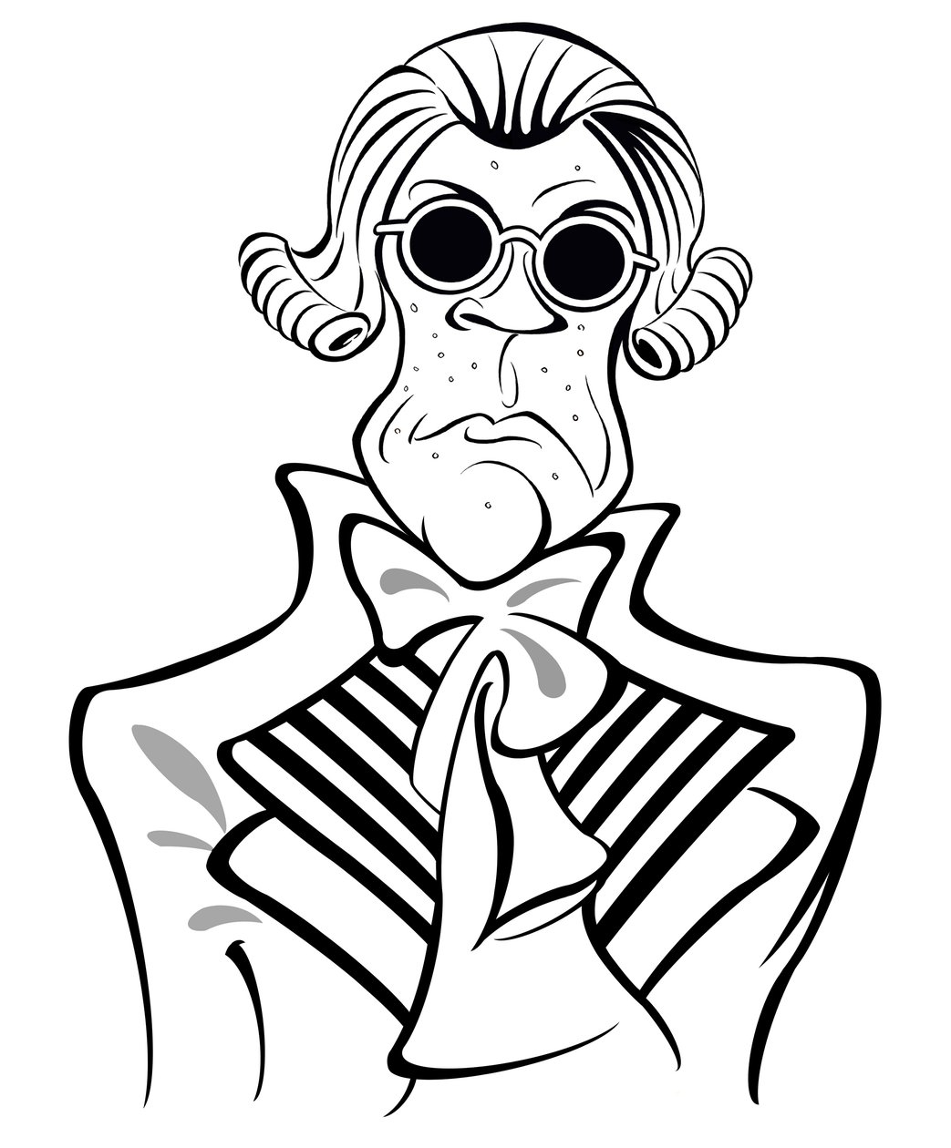 Maximilien Robespierre, 2019 (muste ja digitaalinen) tekijältä Neale Osborne