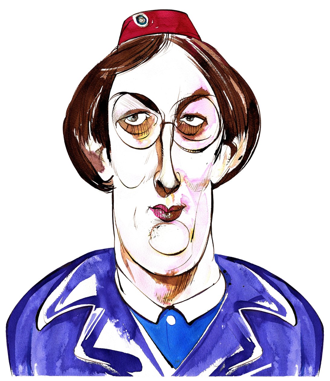 Miranda Hart – karikatyyri Chummyksi BBC:n draamasarjasta Call the Midwife tekijältä Neale Osborne