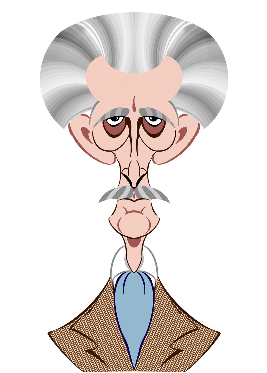 Peter Cushing Doctor Whona - karikatyyri tekijältä Neale Osborne