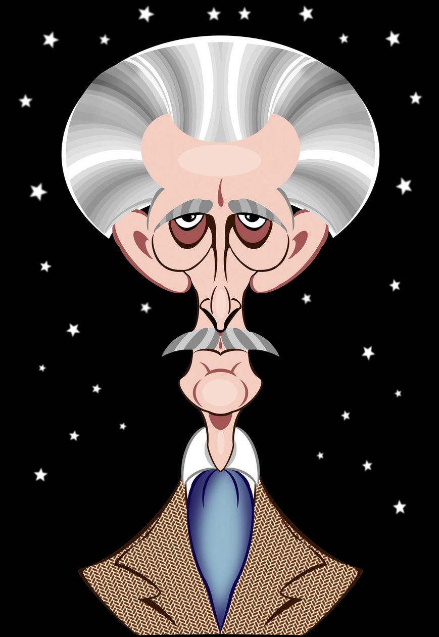Peter Cushing Doctor Who - karikatyyrina tekijältä Neale Osborne