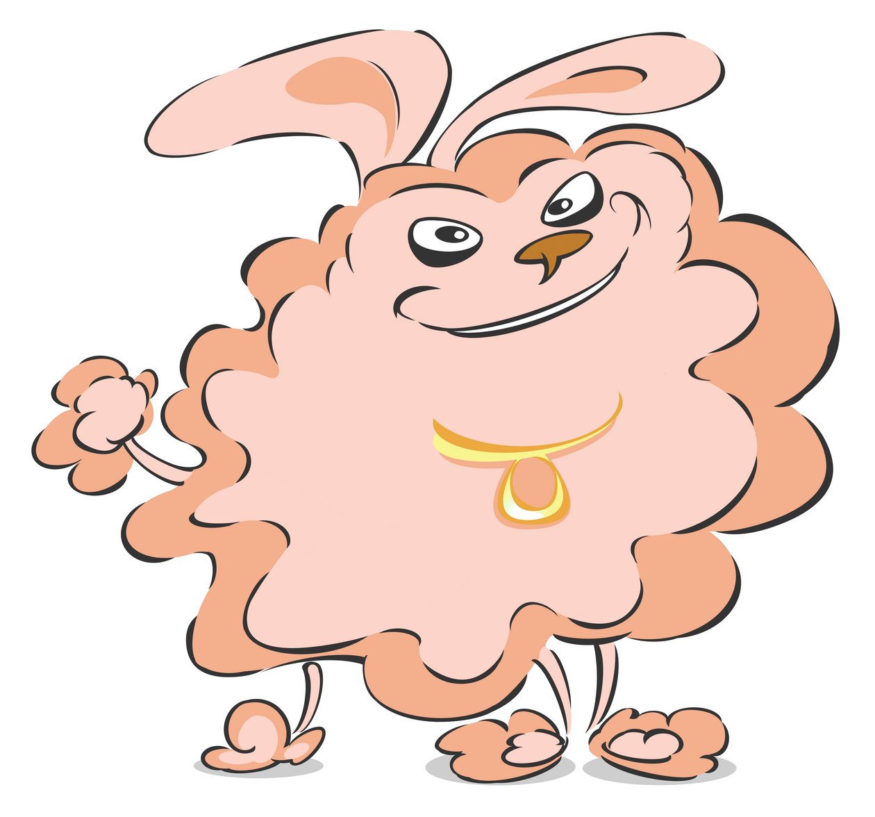 Pompom Poodle - karikatyyrit tekijältä Neale Osborne