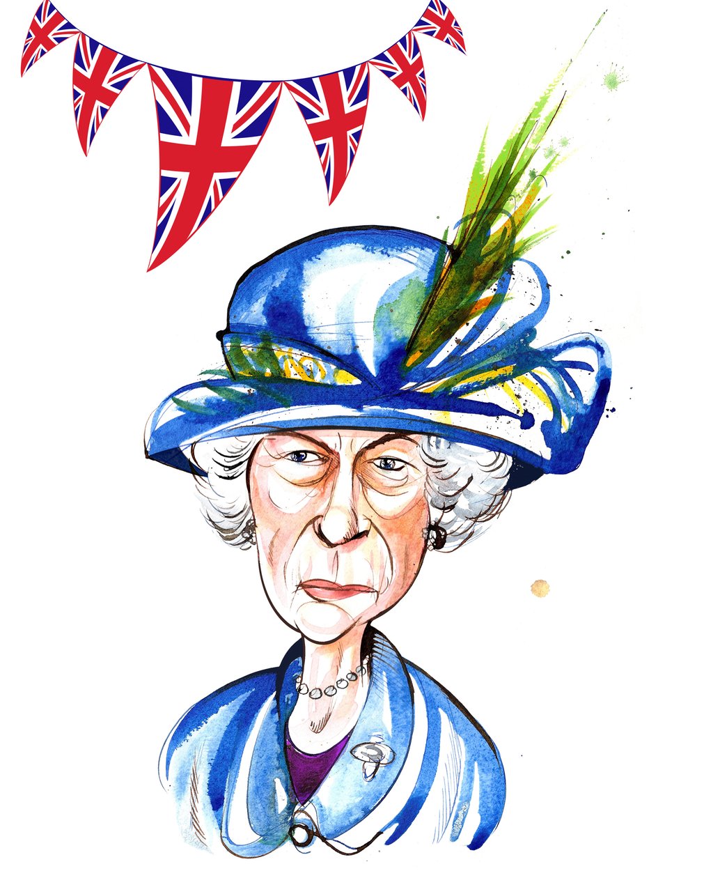 Kuningatar Elizabeth II 2012, kirjoittanut Neale Osborne tekijältä Neale Osborne
