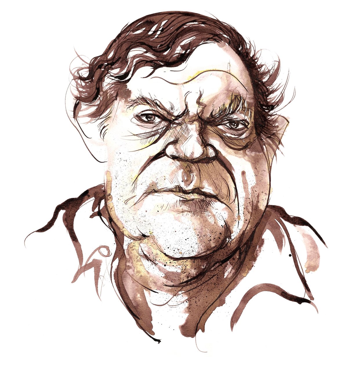 Robert Hughes, australialainen taidekriitikko (s tekijältä Neale Osborne