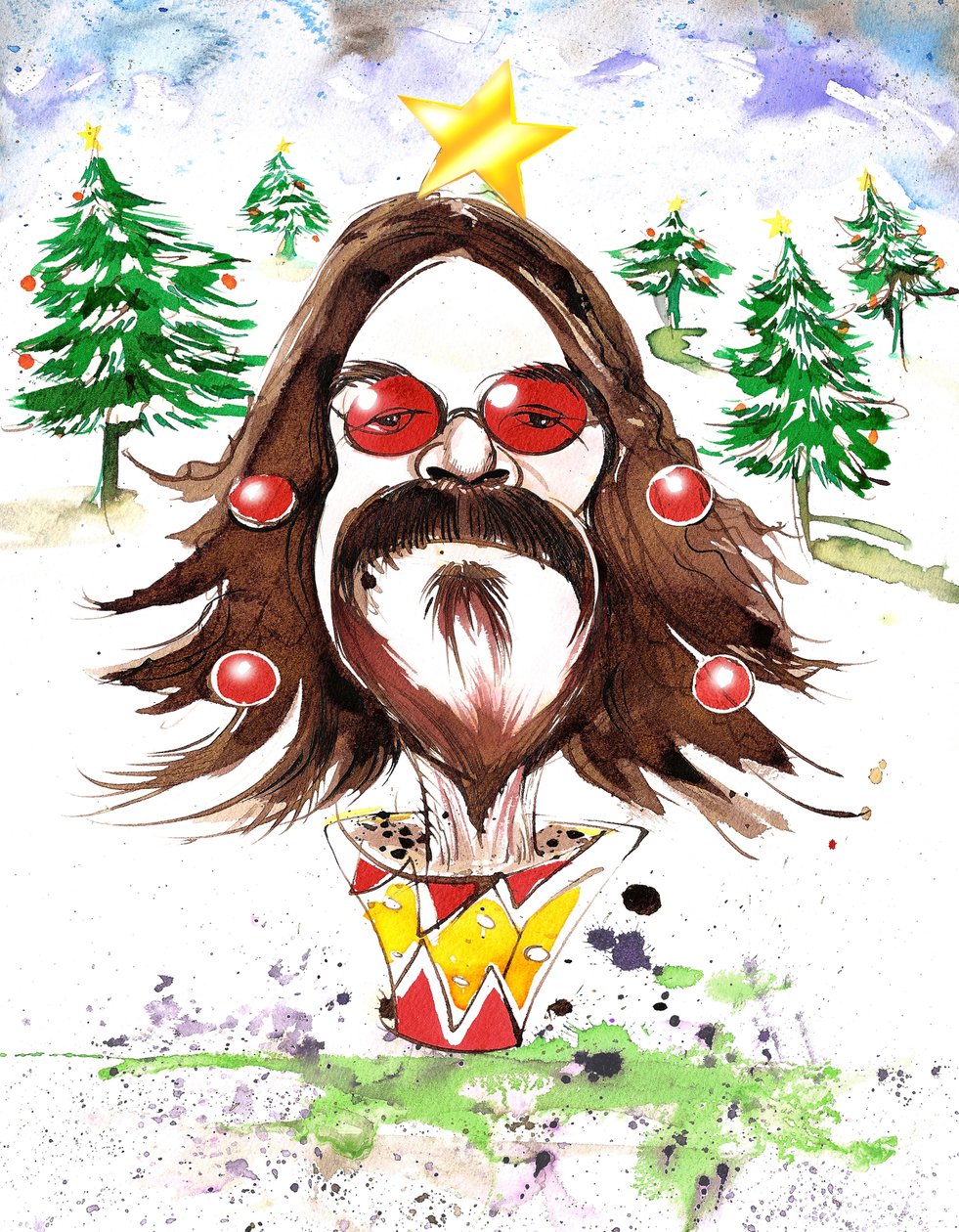 Roy Wood - karikatyyri tekijältä Neale Osborne