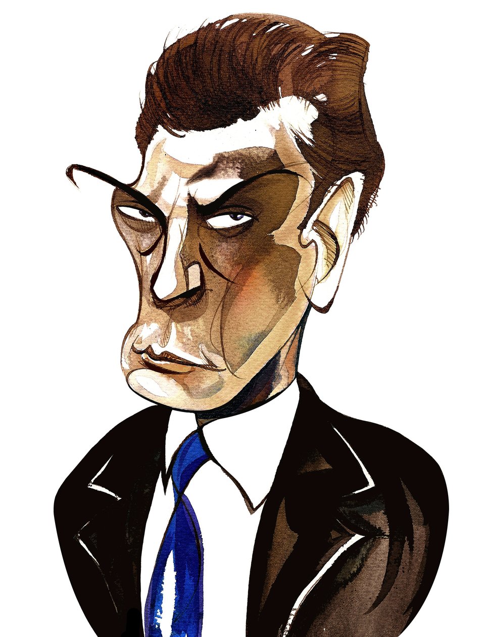 Sir Andrzej Panufnik - värikarikatyyri tekijältä Neale Osborne
