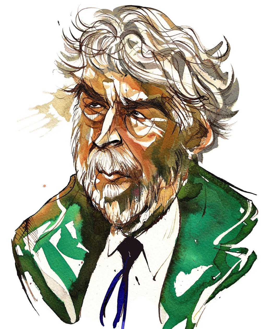 Sir Harrison Birtwistle - värikarikatyyri tekijältä Neale Osborne