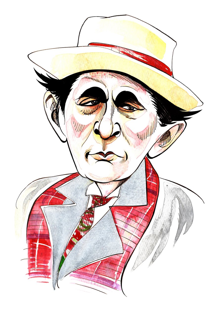 Sylvester McCoy Doctor Whona samannimisessä BBC-televisiosarjassa tekijältä Neale Osborne