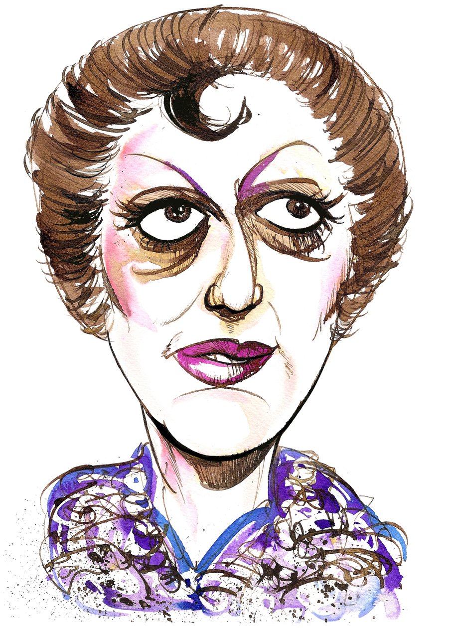 Tatiana Troyanos - värikarikatyyri amerikkalaisesta mezzosopraanosta, 1938 - 1993 tekijältä Neale Osborne