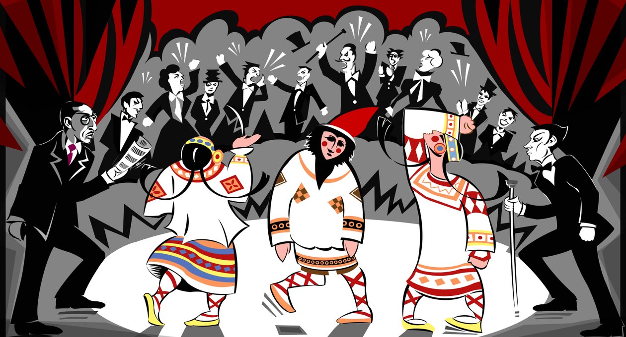Kevään rituaali - esimerkki ensiesityksestä 29. toukokuuta 1913 tekijältä Neale Osborne