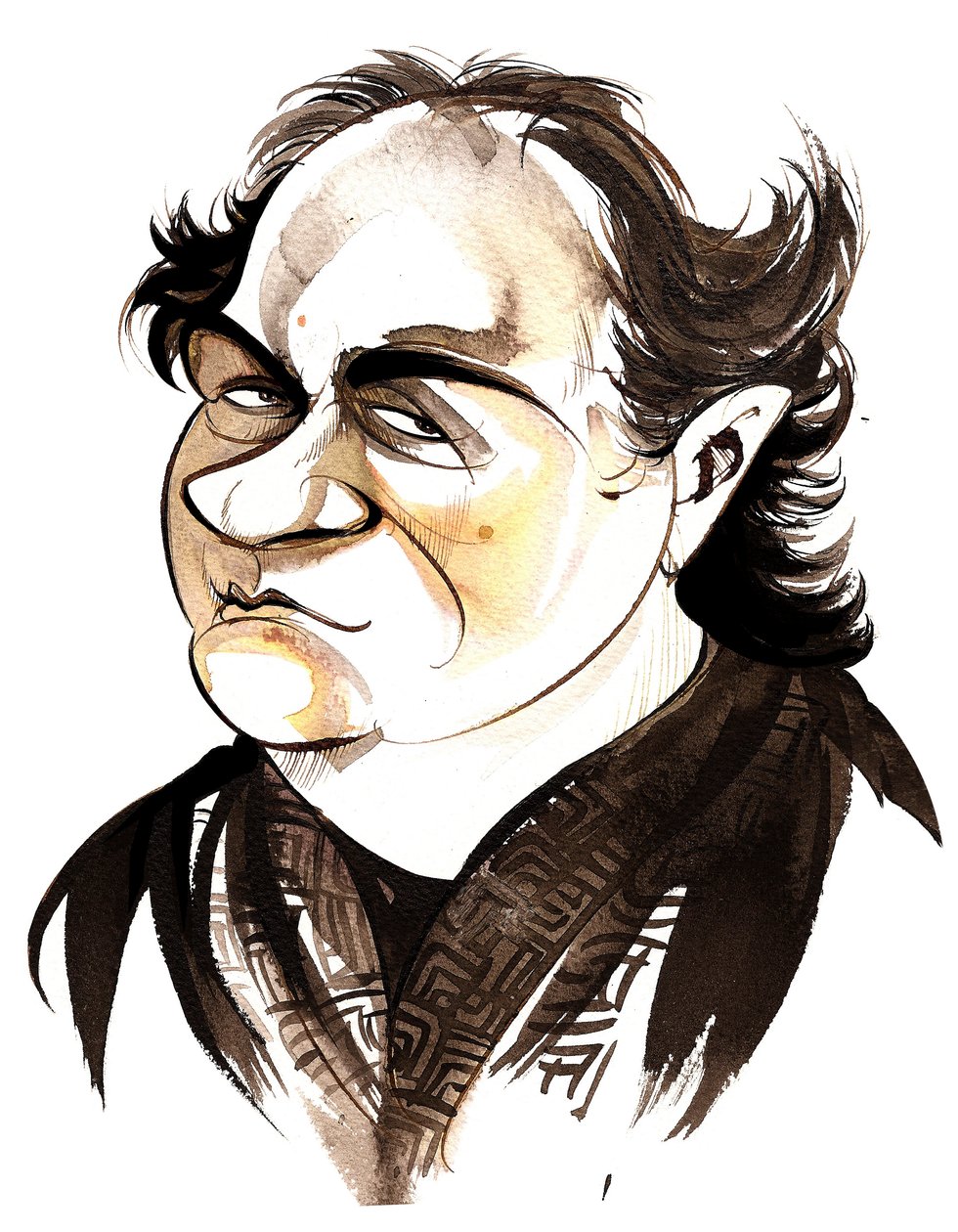 Wolfgang Rihm - värikarikatyyri tekijältä Neale Osborne
