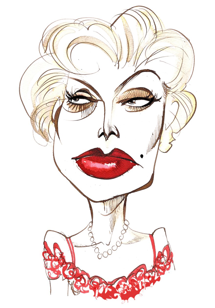 Zsa Zsa Gabor, unkarilais-amerikkalainen näyttelijä 6. helmikuuta 1917 - 18. joulukuuta 2016 tekijältä Neale Osborne