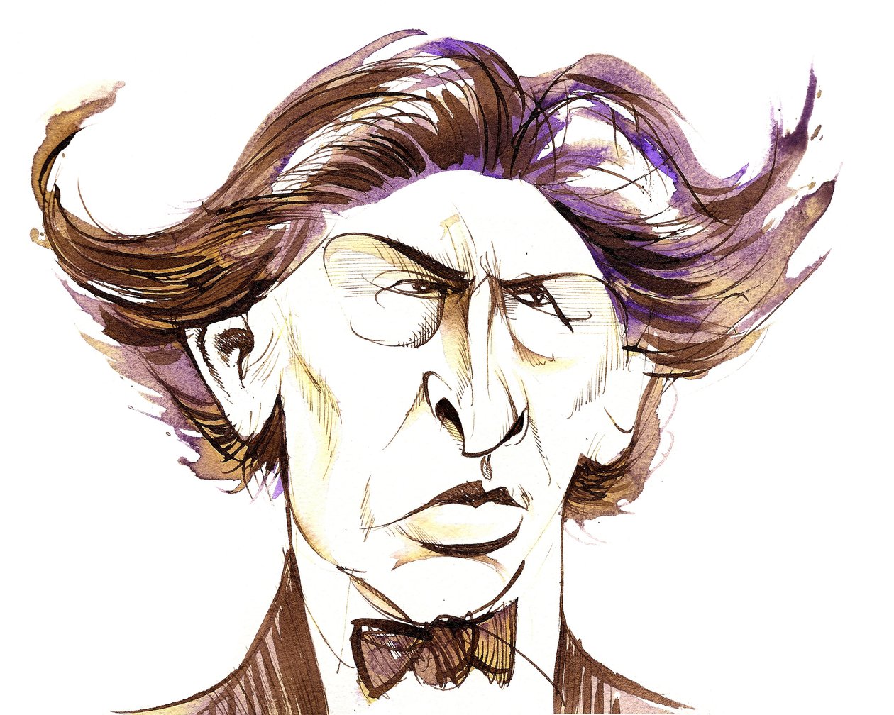 Ferruccio Busoni - värikarikatyyri tekijältä Neale Osborne