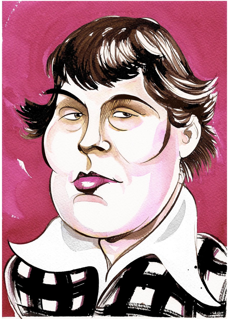 Galina Ustvolskaya - värikarikatyyri tekijältä Neale Osborne