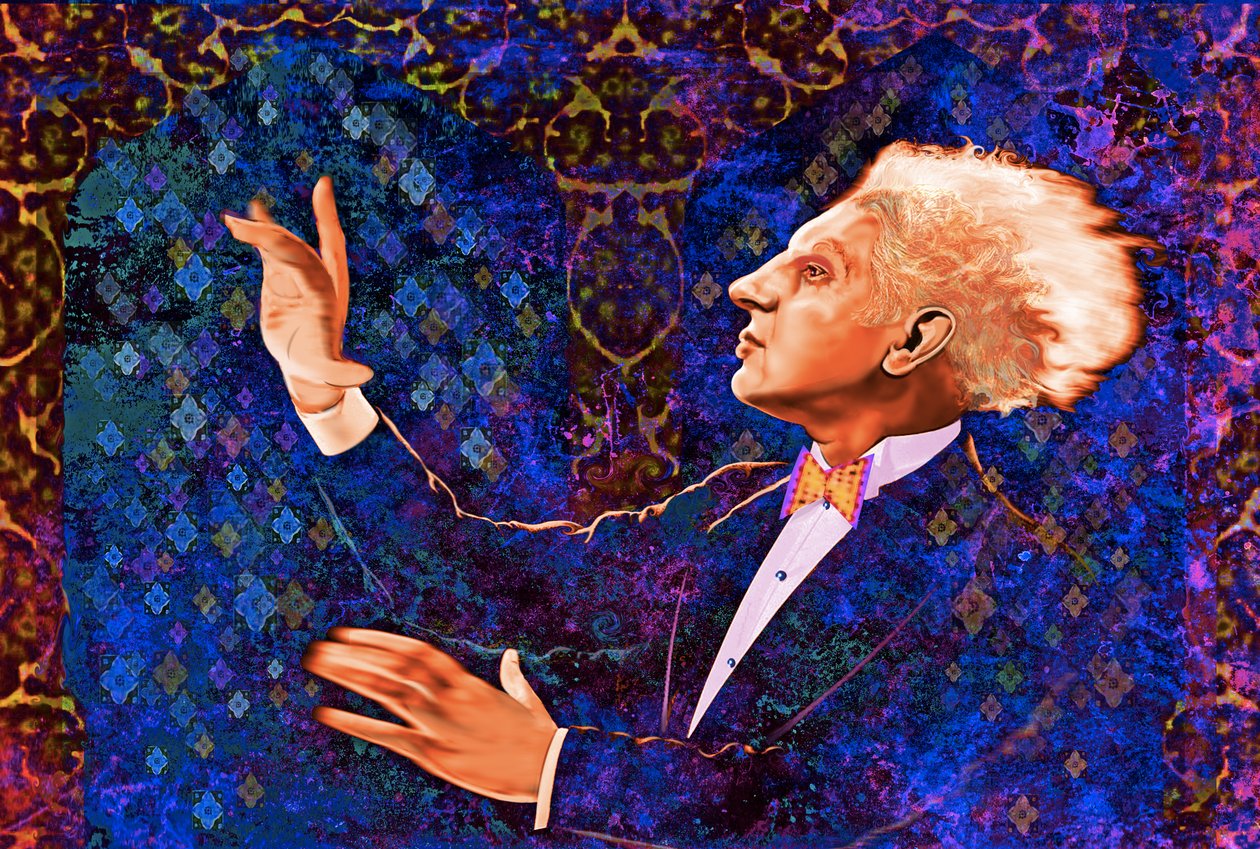 Leopold Stokowski, 2024 (digitaalinen) tekijältä Neale Osborne