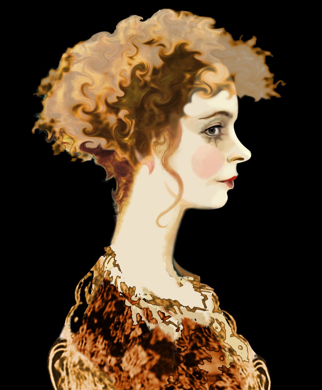 Lillian Gish, 2022 (digitaalinen) tekijältä Neale Osborne
