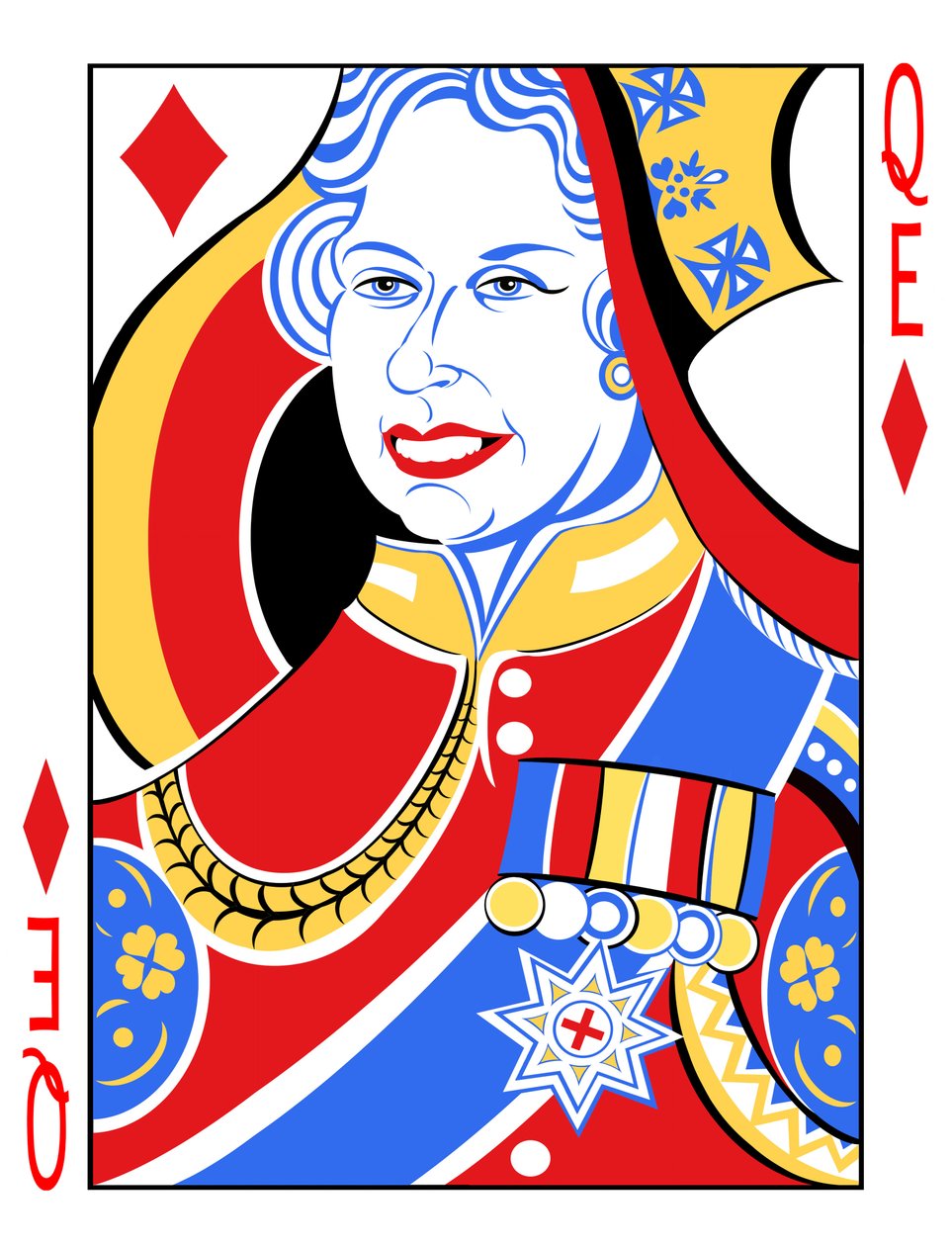 Kuningatar Elizabeth II 2012, kirjoittanut Neale Osborne tekijältä Neale Osborne