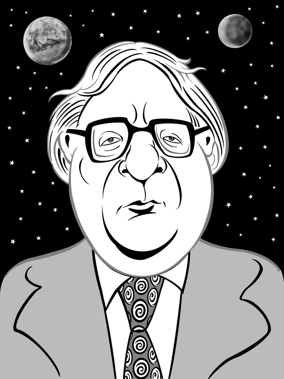 Ray Bradbury, 2019 (digitaalinen) tekijältä Neale Osborne