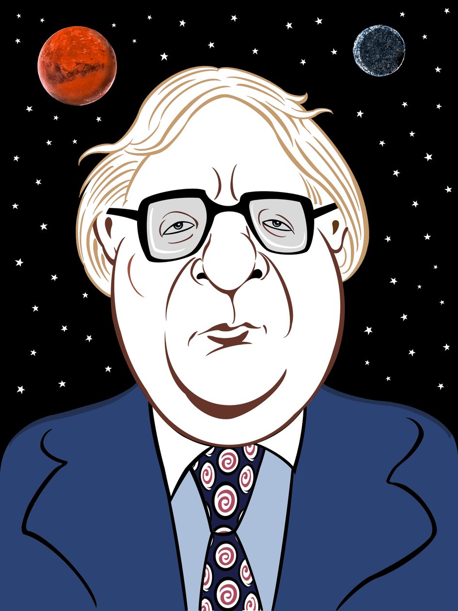 Ray Bradbury, 2019 (digitaalinen) tekijältä Neale Osborne