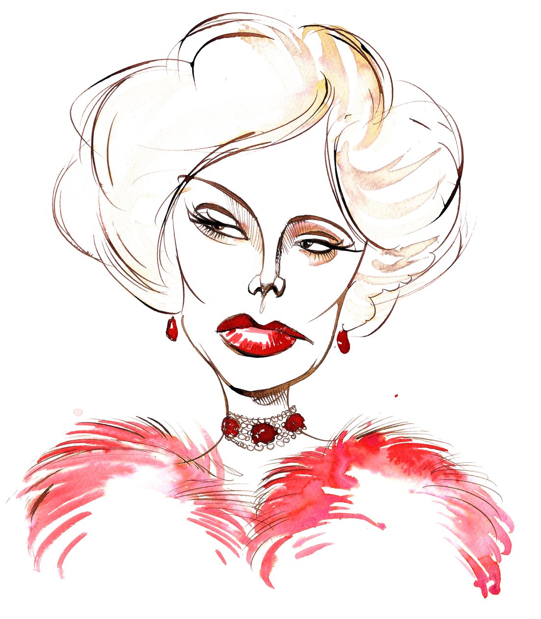 Zsa Zsa Gabor, unkarilais-amerikkalainen näyttelijä 6. helmikuuta 1917 - 18. joulukuuta 2016 tekijältä Neale Osborne
