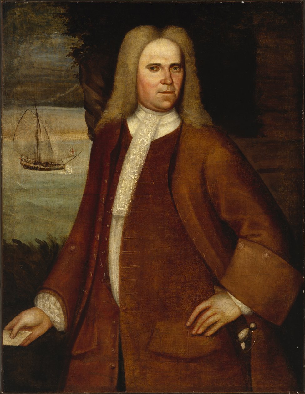 Ebenezerin arkun muotokuva, n. 1714-1730 tekijältä Nehemiah Partridge