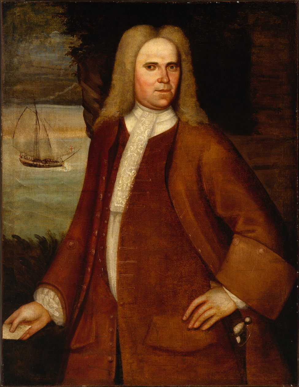 Ebenezerin arkun muotokuva, n. 1714-1730 tekijältä Nehemiah Partridge
