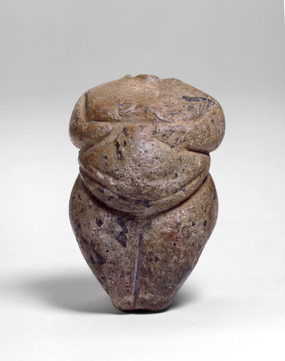 Päätön seisova hahmo Cukurdentista, neoliittista. noin 3. vuosituhat eKr. (kalkkikivi) tekijältä Neolithic