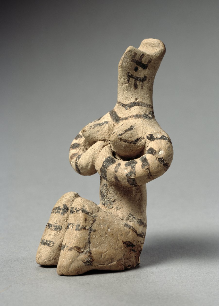 Steatopygoottinen hahmo, Tell Halaf, 6.-5. vuosituhat eKr. (terrakotta) tekijältä Neolithic