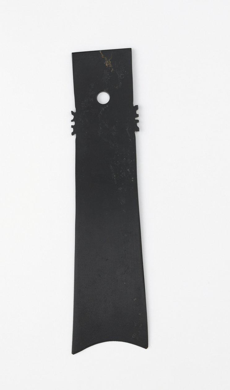 Haarukkataltta (zhang), Qijia-kulttuuri, n. 2500-2000 eKr. (jade) tekijältä Neolithic Period Chinese School