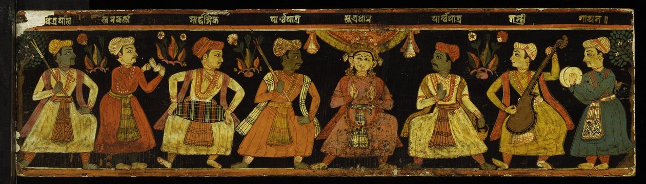 Kirjan kansi teatteritekstin käsikirjoituksesta (wc puulla) tekijältä Nepalese School