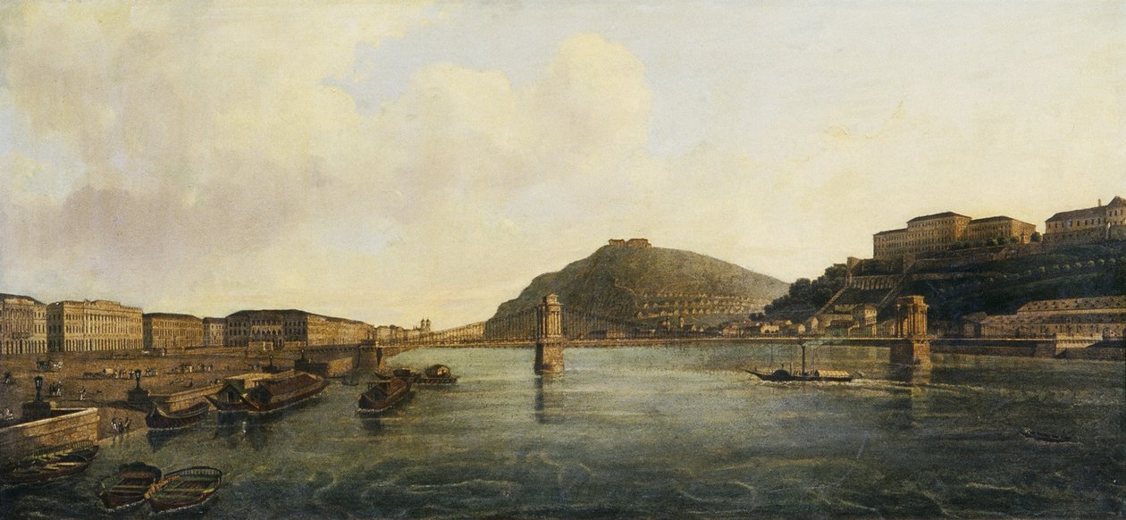 Näkymä Budapestiin tekijältä Leopold Blonder