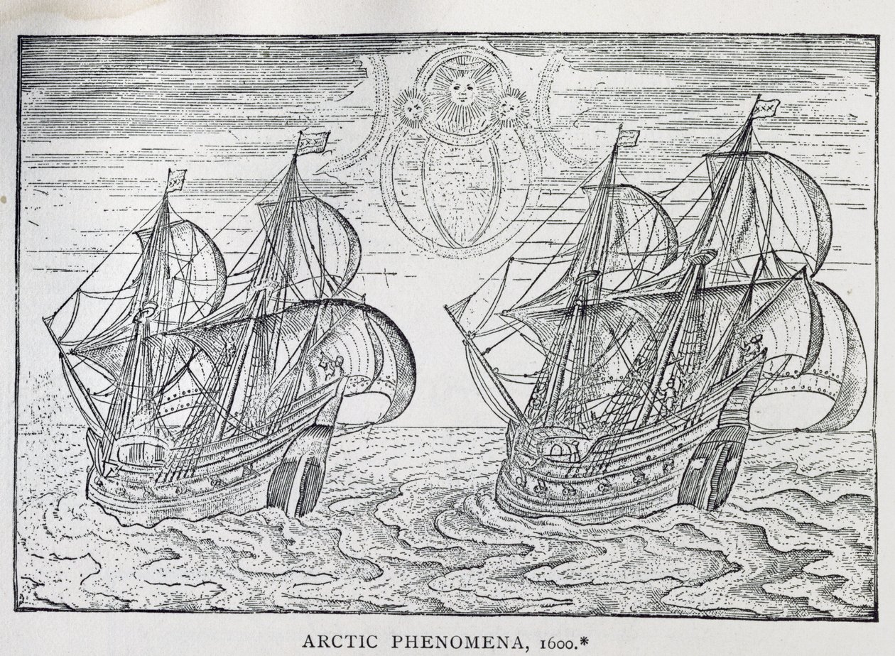 "Arktiset ilmiöt", Gerrit de Veerin kuvauksesta matkoistaan, Amsterdam, 1600 tekijältä Netherlandish School