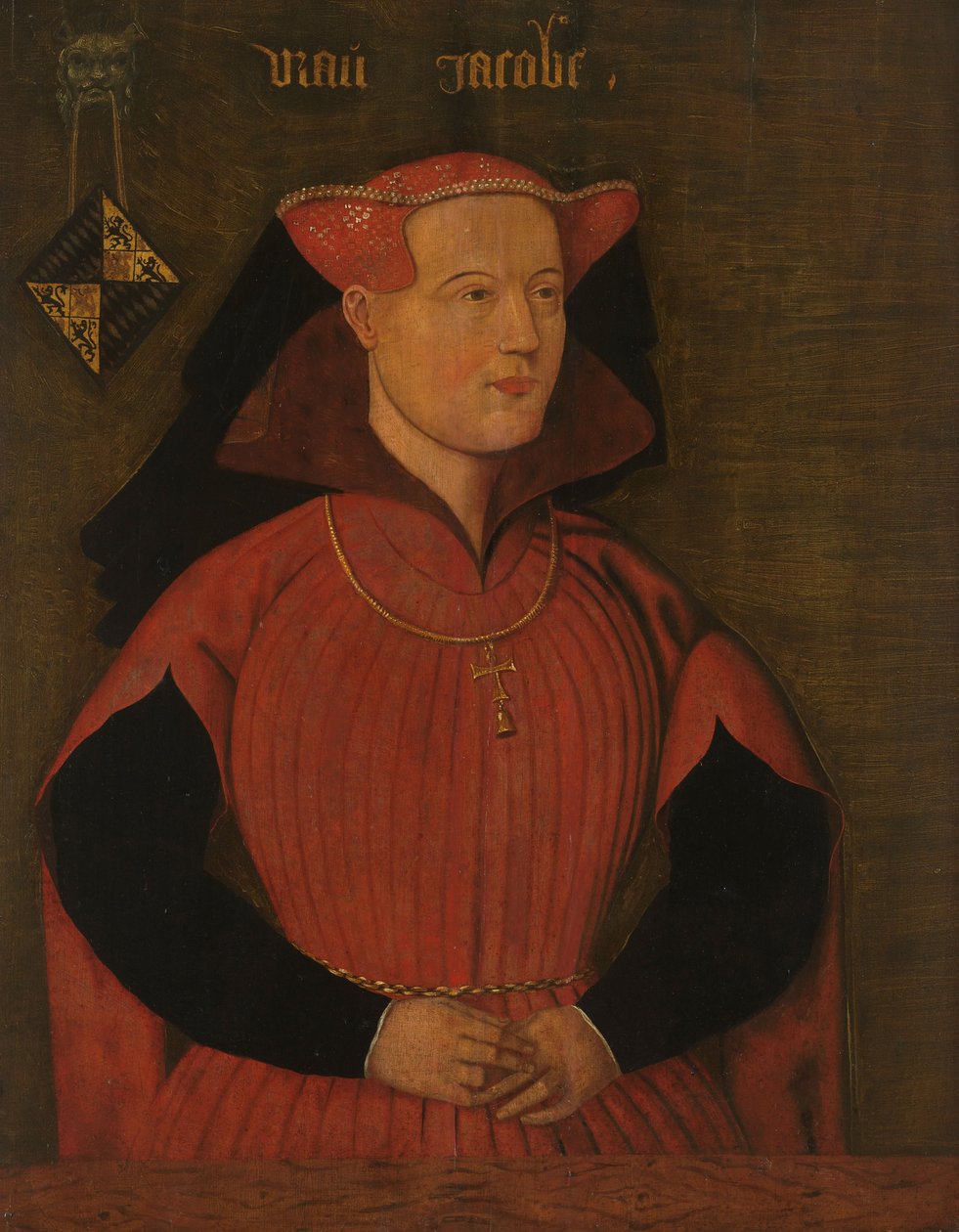 Muotokuva Jacobasta Baijerista, Hollannin ja Seelannin kreivitärestä, n. 1480 tekijältä Netherlandish School