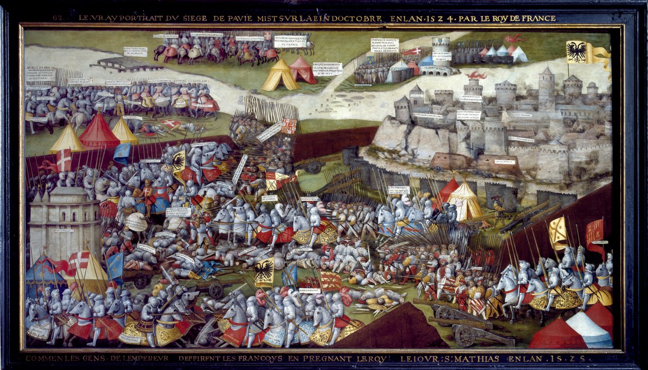 Pavian piiritys ja taistelu, 1525-1528 tekijältä Netherlandish School