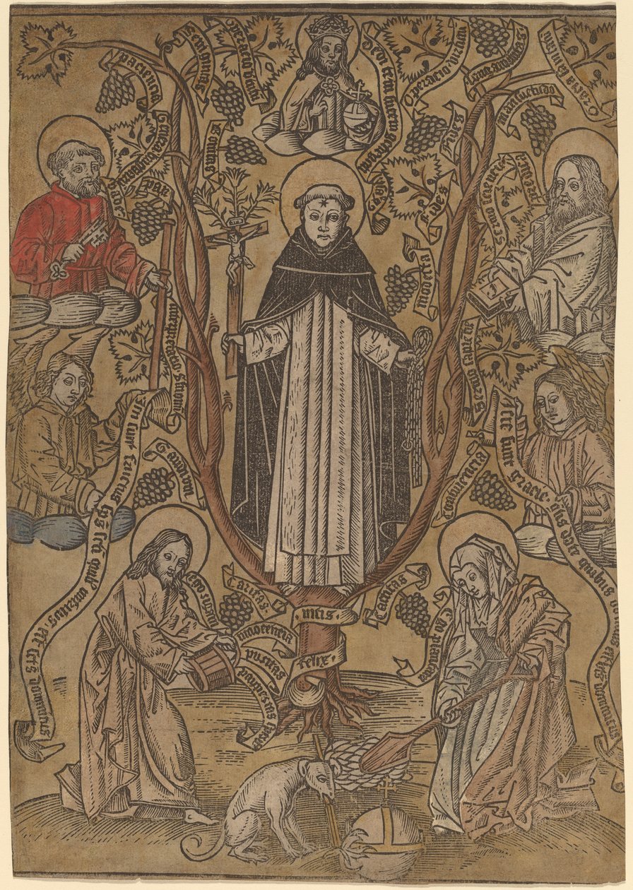 Dominikaanien sukupuu tekijältä Netherlandish 15th Century