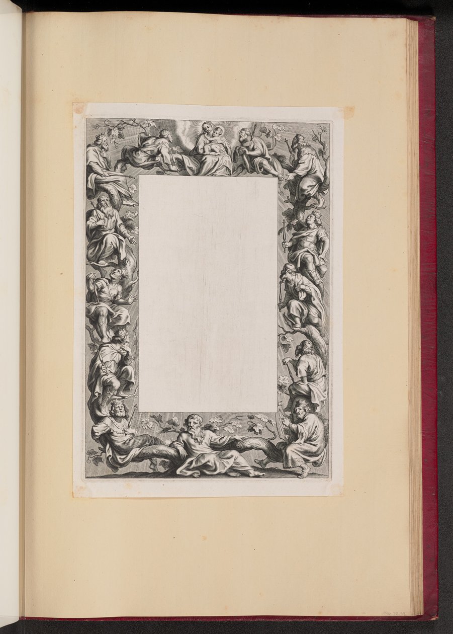 Reunuskuvitus Jessen puulla tekijältä Netherlandish 17th Century