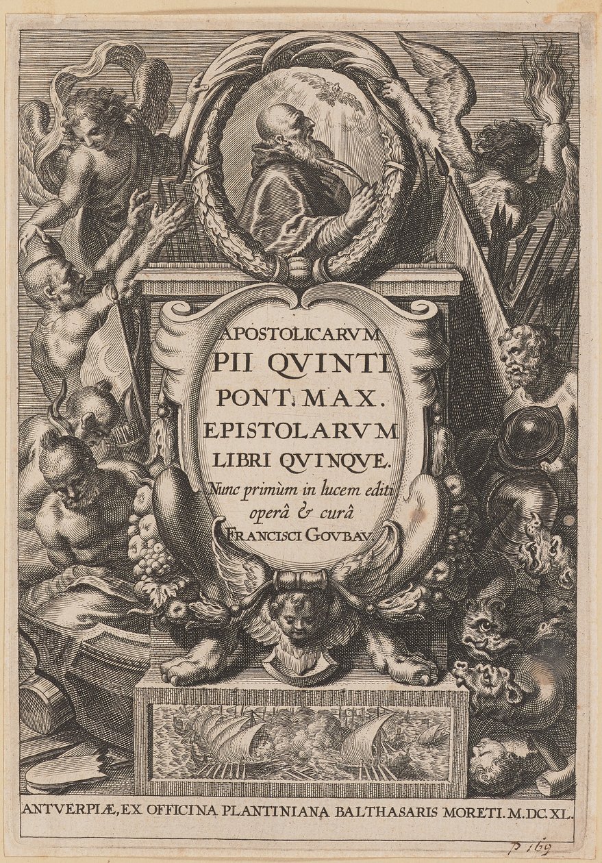 Apostolicarvm PII Qvinti Pont otsikkosivu. Max... tekijältä Netherlandish 17th Century after Sir Peter Paul Rubens
