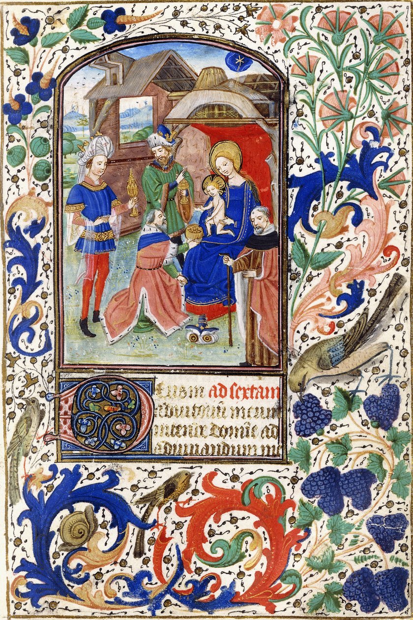 Maagien palvonta, n. 1450 tekijältä Netherlandish School
