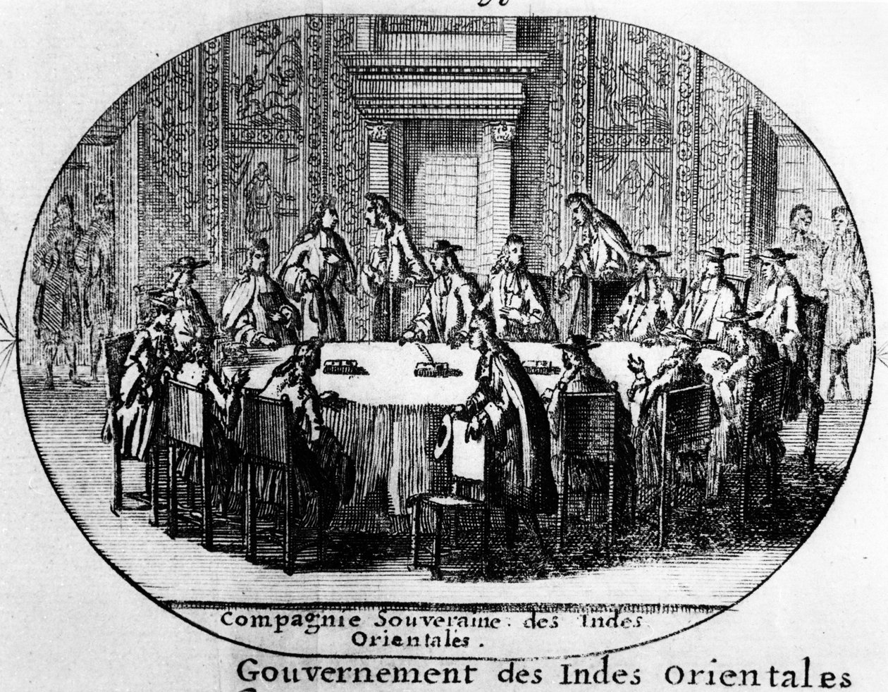 Hollannin Itä-Intian yhtiön suvereenin yhtiön johtajat, 1700-luvun alku tekijältä Netherlandish School