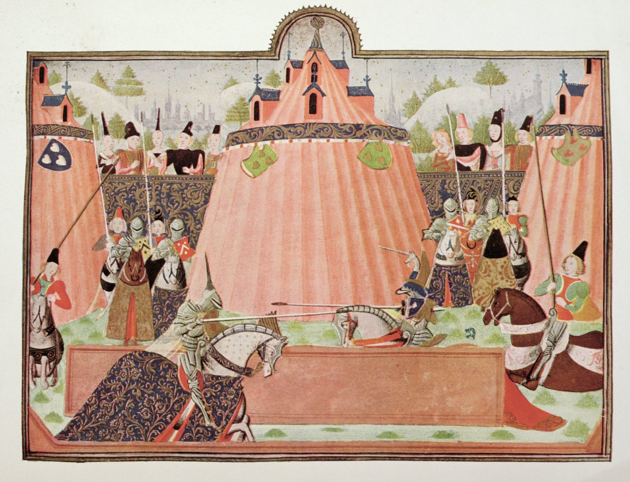 Harl 4379 f.43 -turnaus St. Inglevertissä, "Froissart