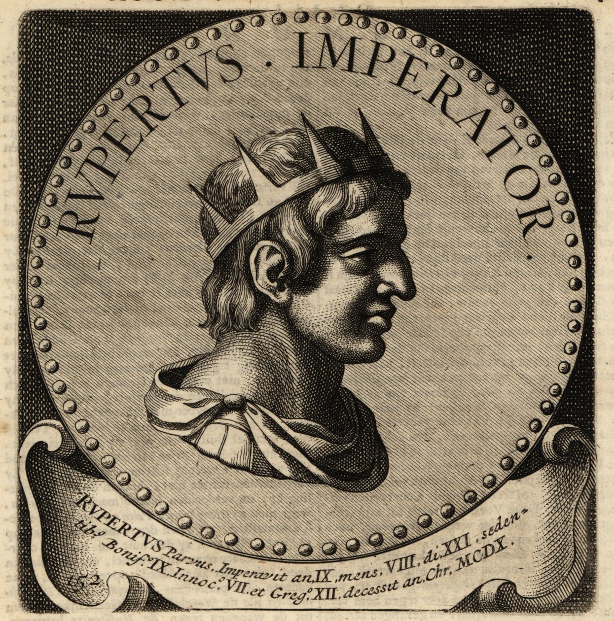 Pyhän Rooman keisari Rupert. tekijältä Netherlandish School
