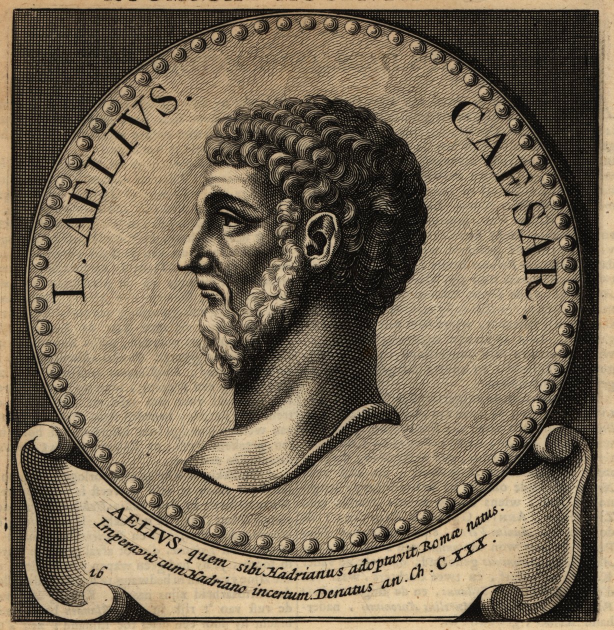 Lucius Aelius Caesarin muotokuva. tekijältä Netherlandish School