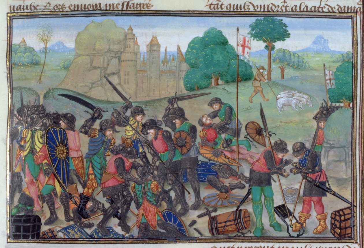 Roy 15 EI f.335 Kristityt ja saraseenit taistelevat, 